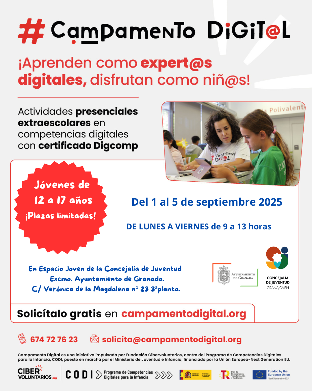 CAMPAMENTO DIGITAL EN GRANADA